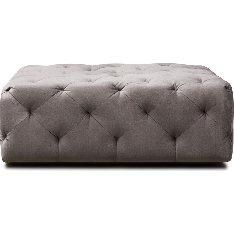 mackenzie gray ottoman   