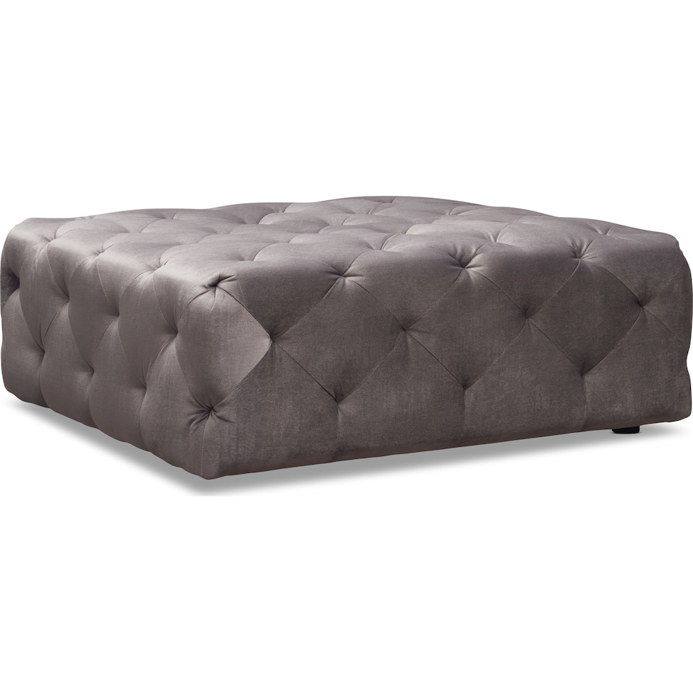 mackenzie gray ottoman   