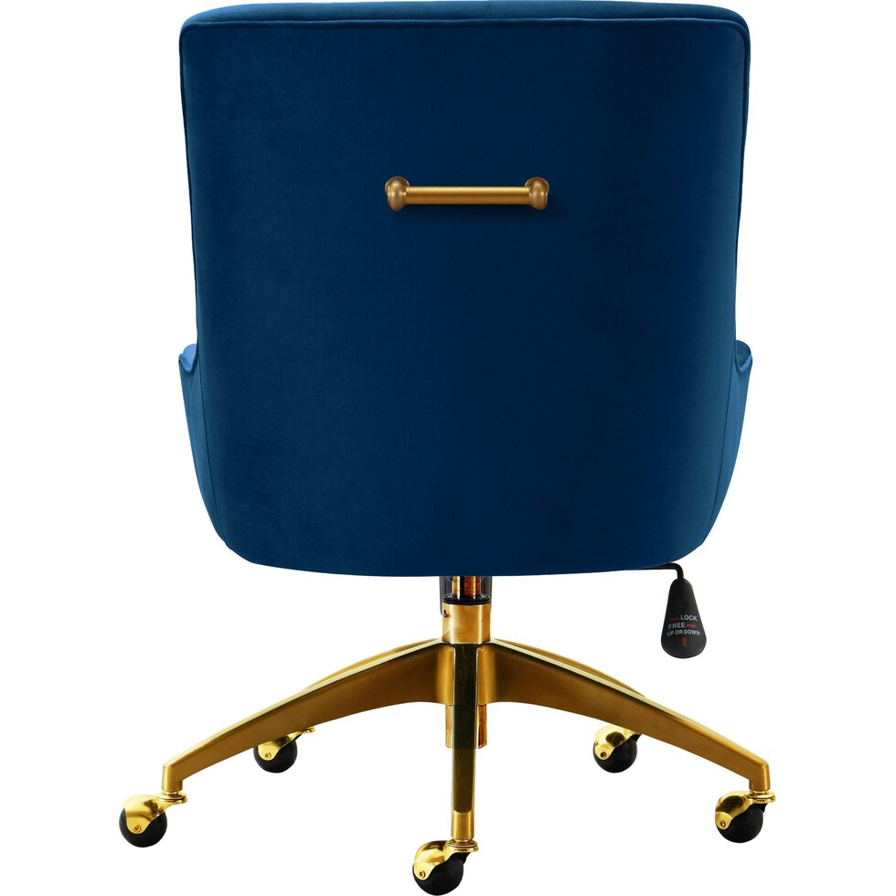 maddie black desk chair   