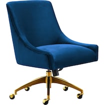 maddie black desk chair   
