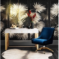 maddie black desk chair   