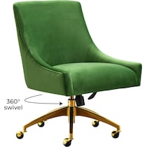 maddie green desk chair   