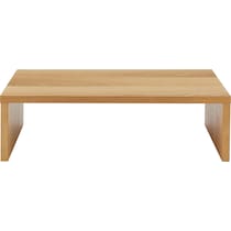 maddison light brown coffee table   