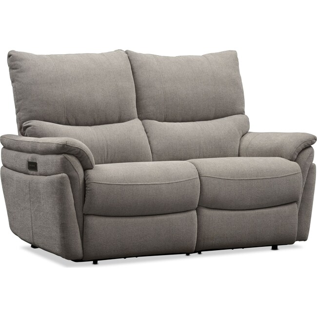 Living Room Furniture - Maddox Triple-Power Reclining Loveseat