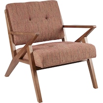 madeline orange accent chair   