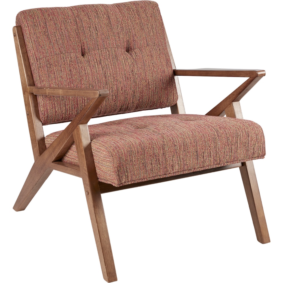 madeline orange accent chair   