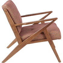 madeline orange accent chair   