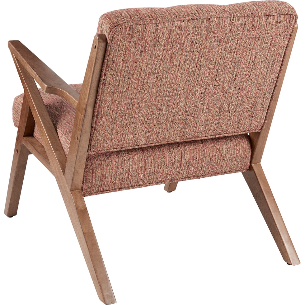 madeline orange accent chair   