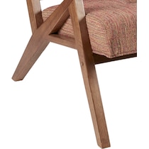 madeline orange accent chair   