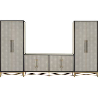 Madison 3-Piece Wall Credenza