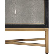madison black credenza   