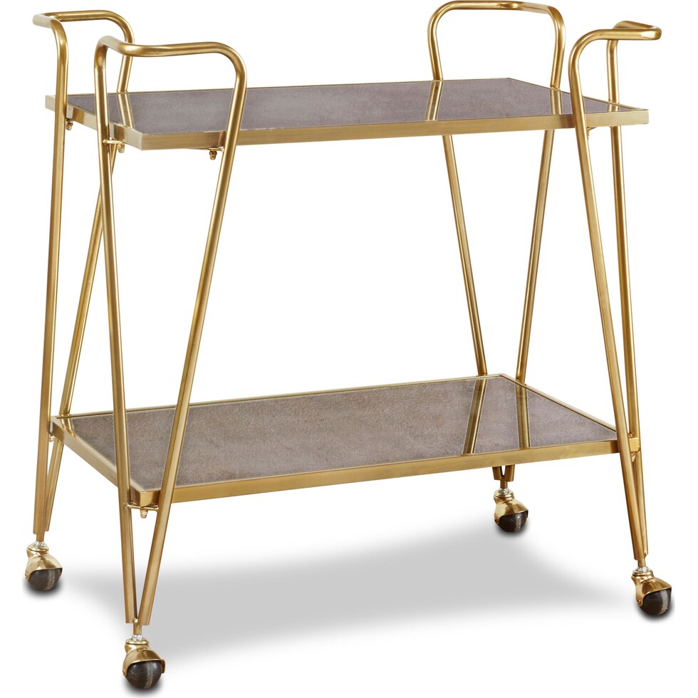 madison gold bar cart   