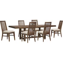 madrid dining light brown  pc dining room   