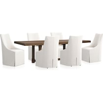 madrid dining light brown  pc dining room   