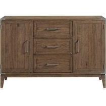 madrid dining light brown server   