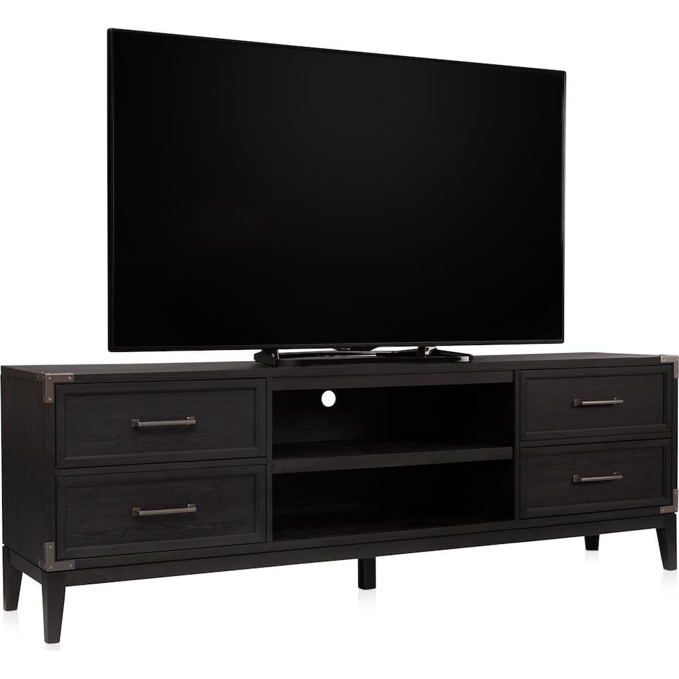 madrid tables black tv stand   