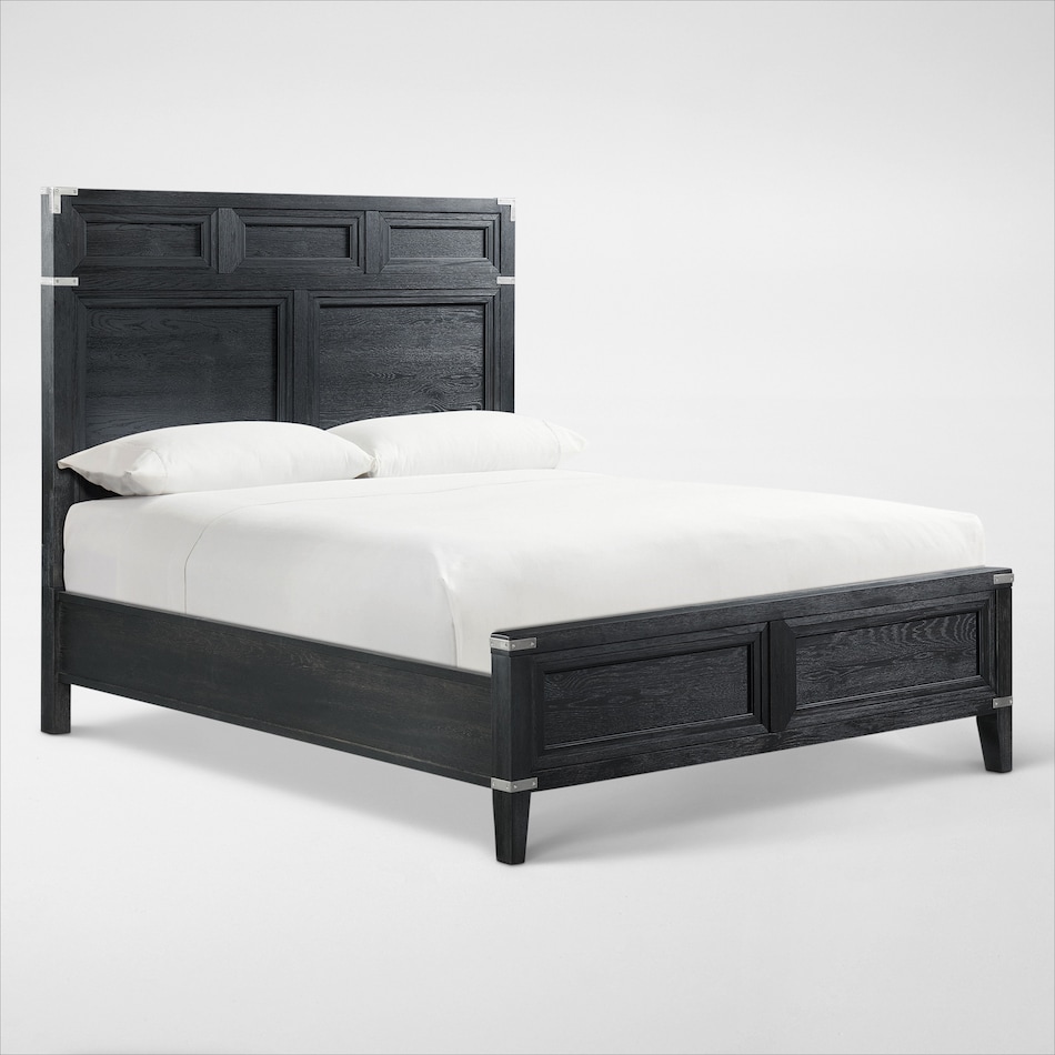 madrid black  pc king bedroom   