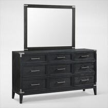 madrid black  pc king bedroom   