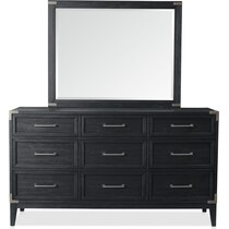madrid black  pc king bedroom   