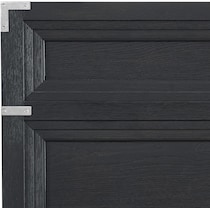 madrid black  pc king bedroom   