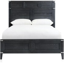 madrid black king bed   