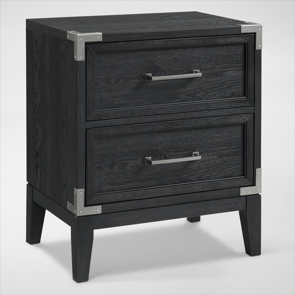 Madrid Nightstand with USB Charging Value City Furniture