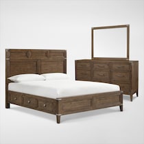 madrid dark brown  pc king bedroom web   