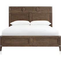 madrid dark brown  pc queen bedroom   