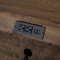 madrid dark brown  pc queen bedroom   