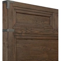 madrid light brown  pc queen bedroom   