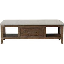 madrid light brown bench   