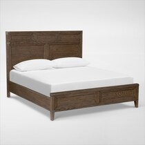 madrid light brown king bed   
