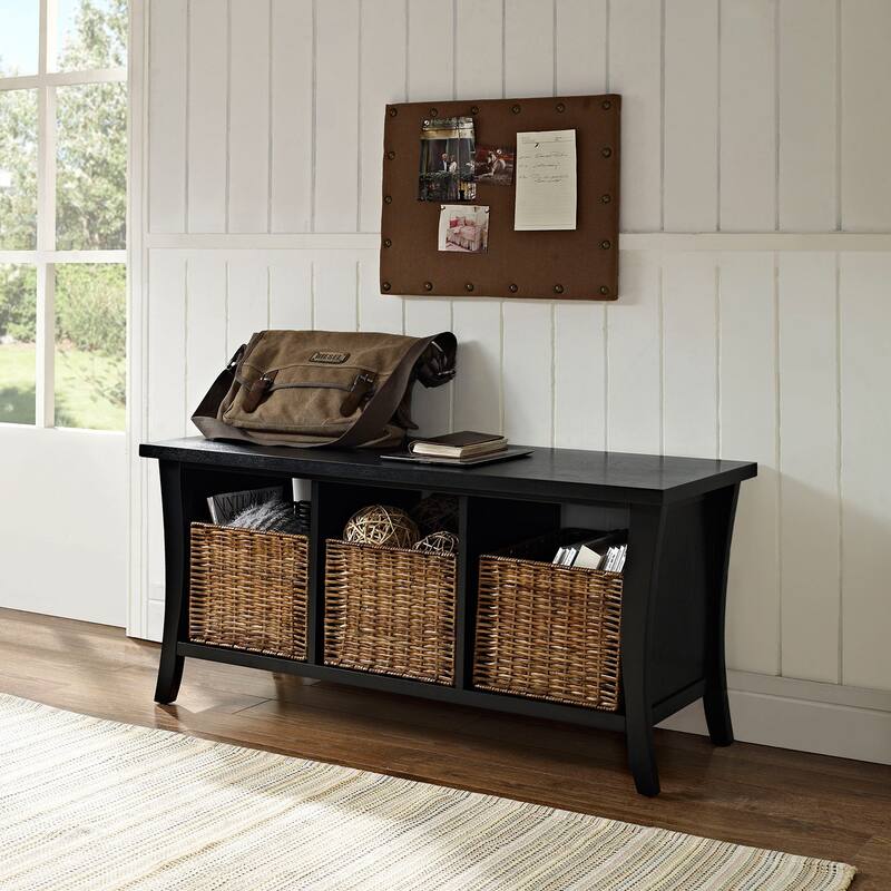 Mae Entryway Storage Bench Value City Furniture