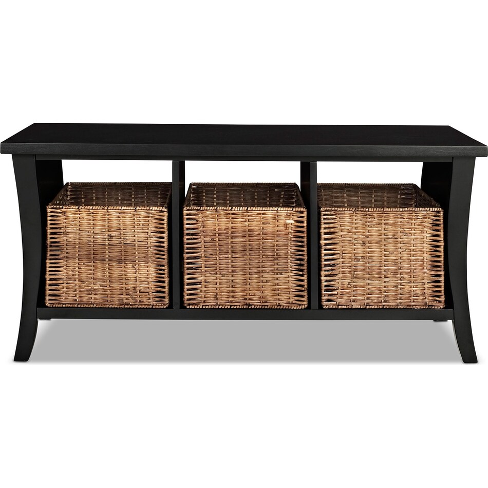 Mae Entryway Storage Bench Value City Furniture