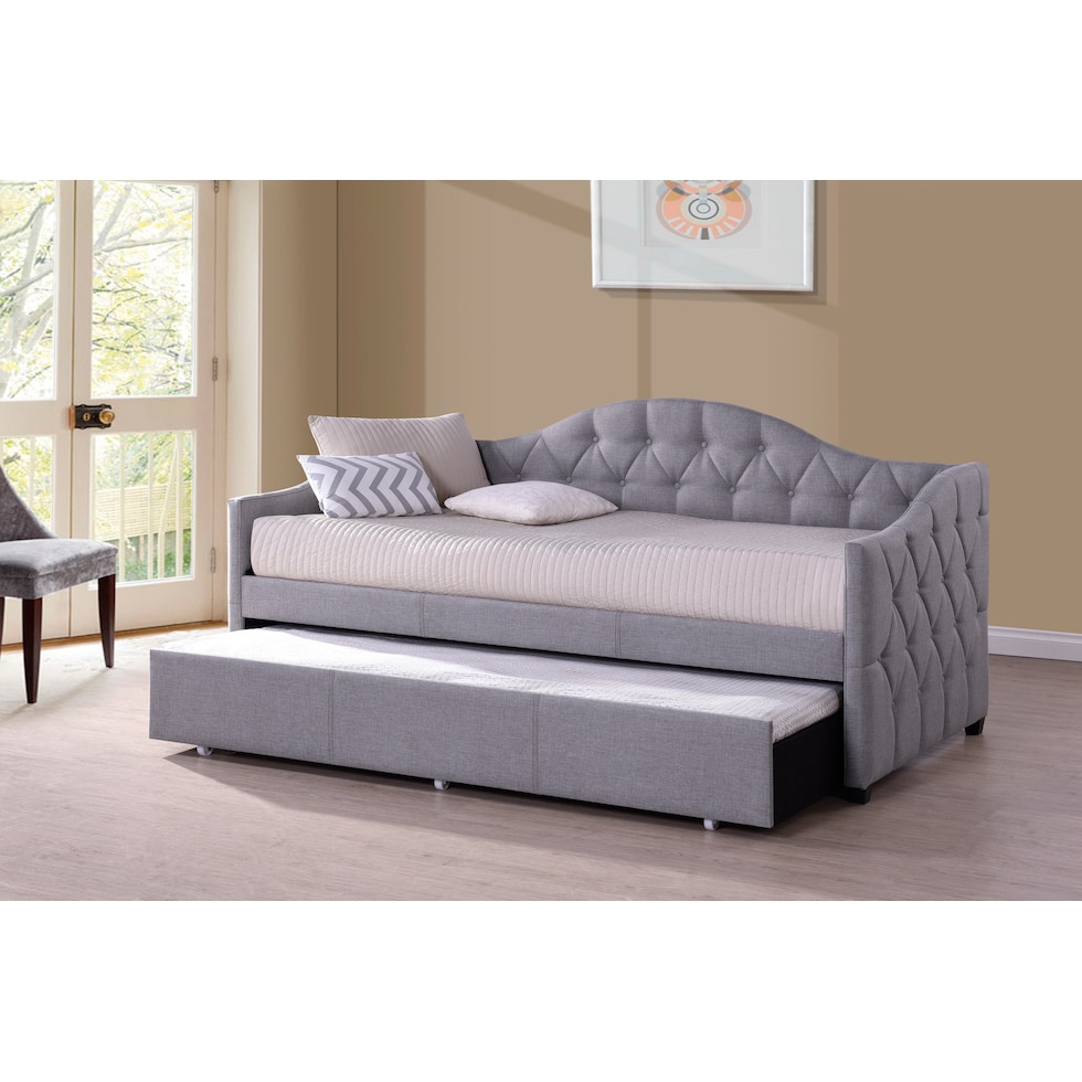 mae gray twin daybed with trundle   