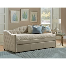 mae neutral twin daybed with trundle   