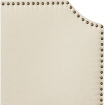 maeve white queen upholstered bed   
