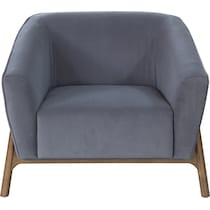 magdalene gray accent chair   