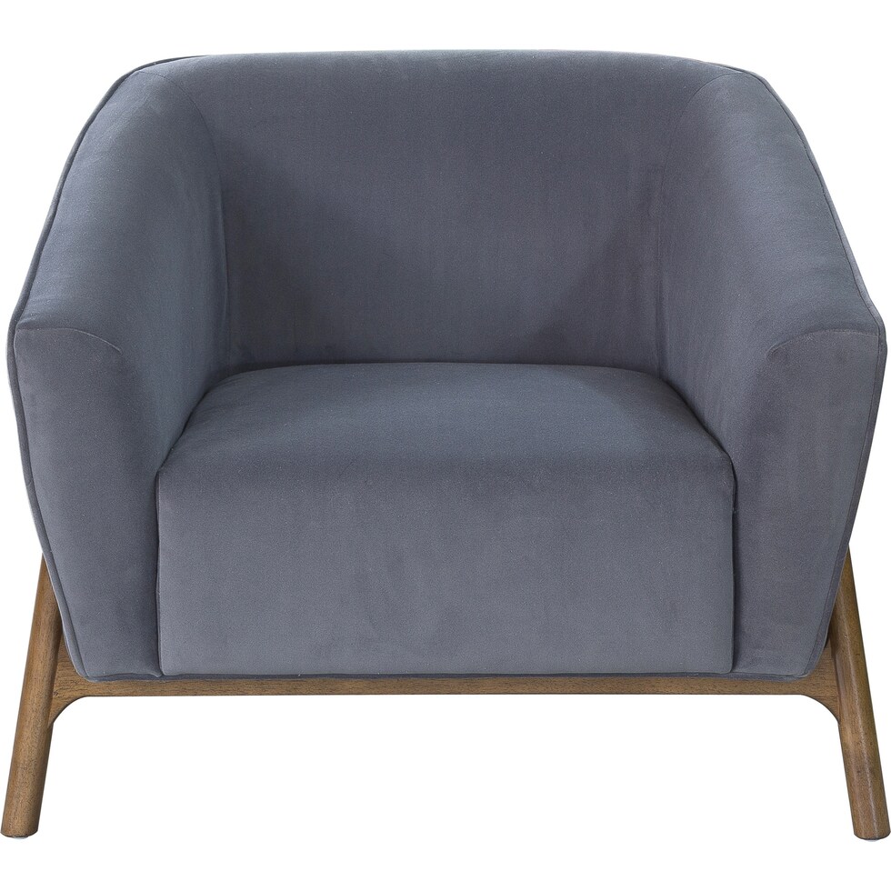 magdalene gray accent chair   