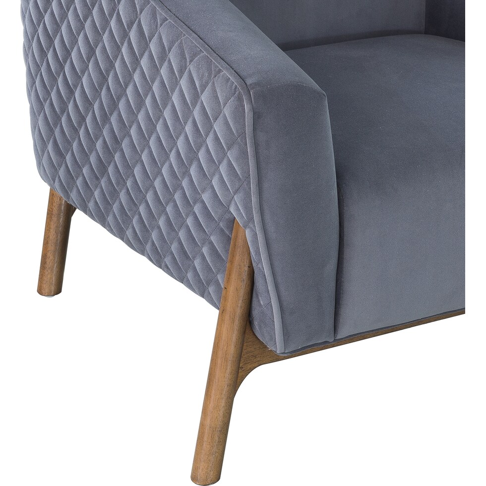magdalene gray accent chair   