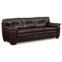 magnum brown dark brown sofa   
