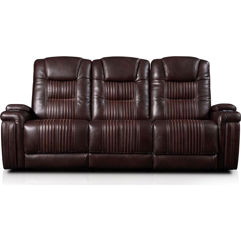 Magnus 3Piece TriplePower Reclining Sofa with 2 Reclining Seats Value City Furniture