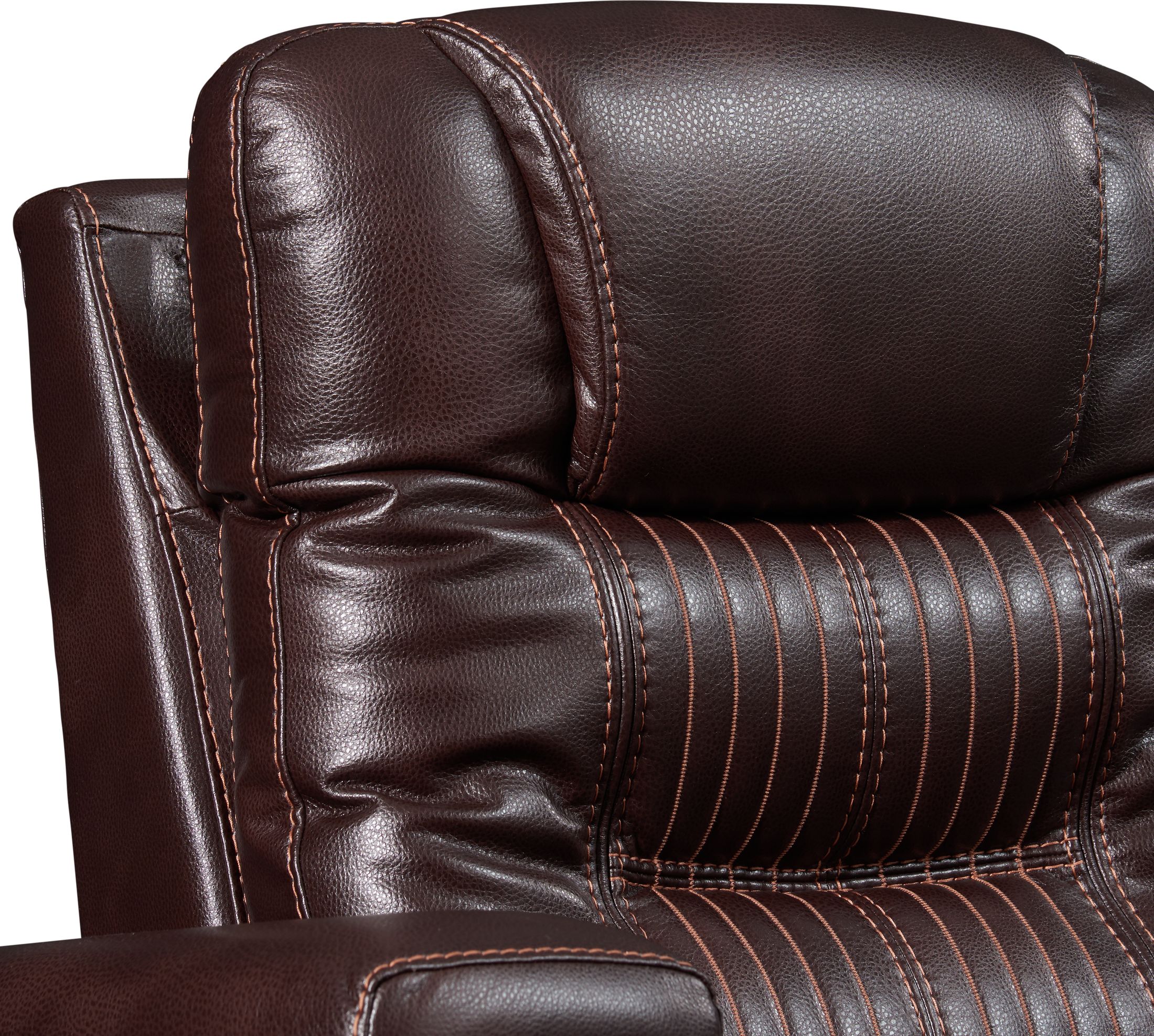 Magnus Triple Power Recliner Brown Value City Furniture