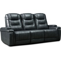 magnus gray  pc power reclining sofa   