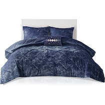 maisie blue twin bedding set   