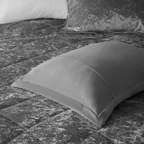 maisie gray full queen bedding set   
