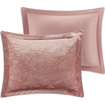 maisie pink full queen bedding set   