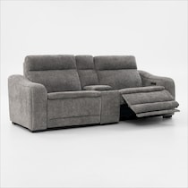 majestic gray loveseat   