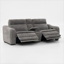 majestic gray loveseat   