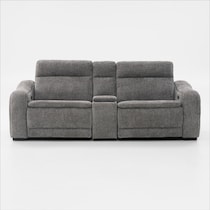 majestic gray loveseat   